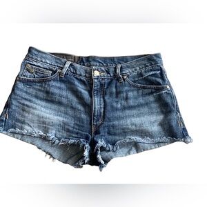 Armani Exchange AX distressed boho Denim Jean spring break shorts Size 6